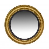 A ROCOCO STYLE GILTWOOD MIRROR