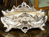 A ROCOCO STYLE SILVER PLATED C