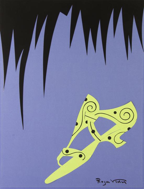 A Roger Vivier Shoe Motif Paper