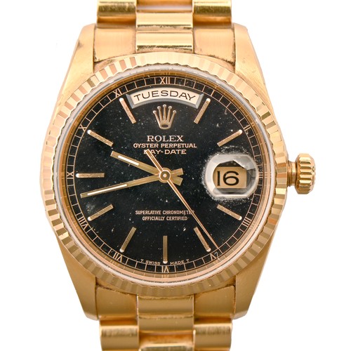 A Rolex 18ct gold gentleman's