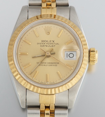 A Rolex Ladies' Two-Tone Oyster