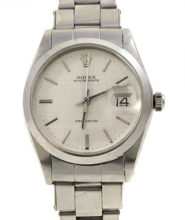 A ROLEX STAINLESS STEEL