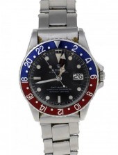 A ROLEX STAINLESS STEEL WRISTW