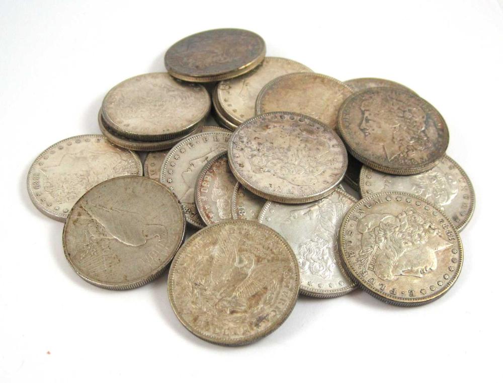A ROLL OF TWENTY U.S. SILVER