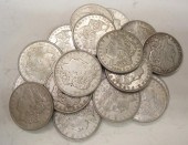 A ROLL OF TWENTY U.S. SILVER M