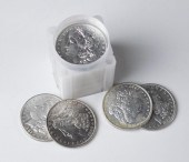 A ROLL OF TWENTY U.S. SILVER M