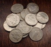 A ROLL OF TWENTY U.S. SILVER P
