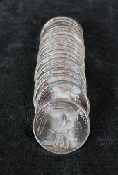 A ROLL OF TWENTY U.S. 2010 SIL