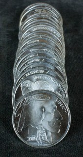 A ROLL OF TWENTY U.S. 2010 SIL