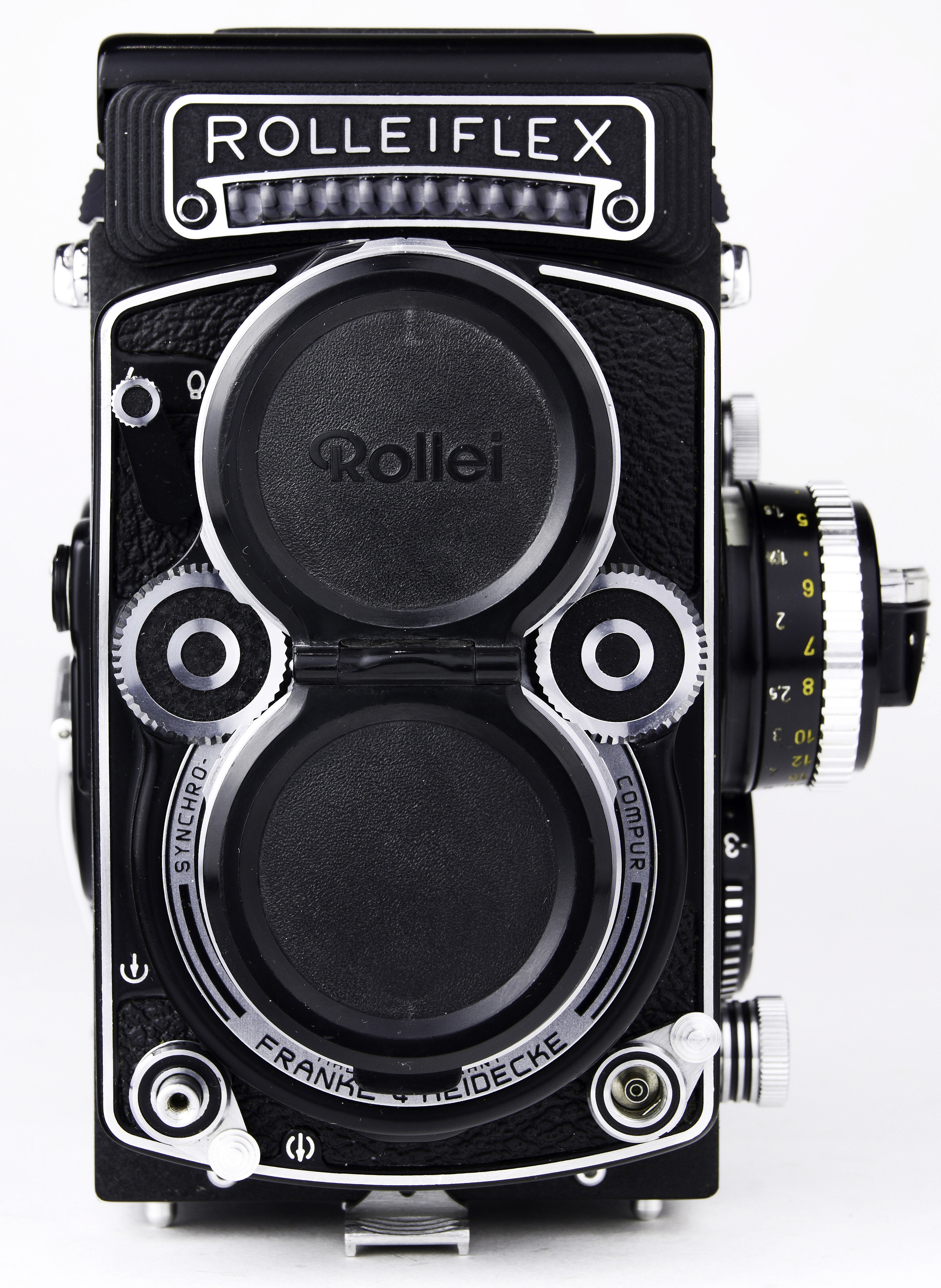 A ROLLEIFLEX 2.8F TLR CAMERA WITH