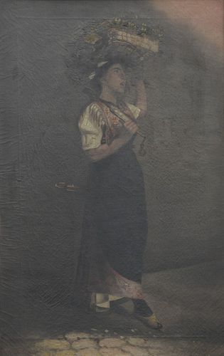 A. ROLLI (19TH CENTURY), "FLOWER