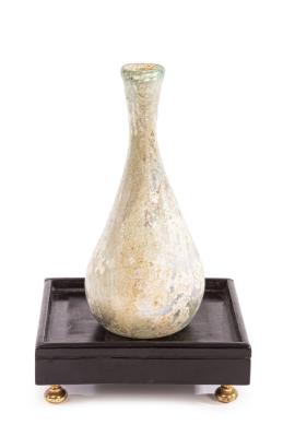 A Roman glass flask, 2nd -3rd