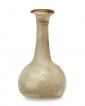 A ROMAN-STYLE GLASS BUD VASEA