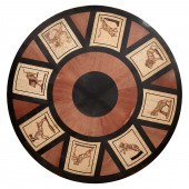 A ROMAN STYLE MIXED MARBLE AND
