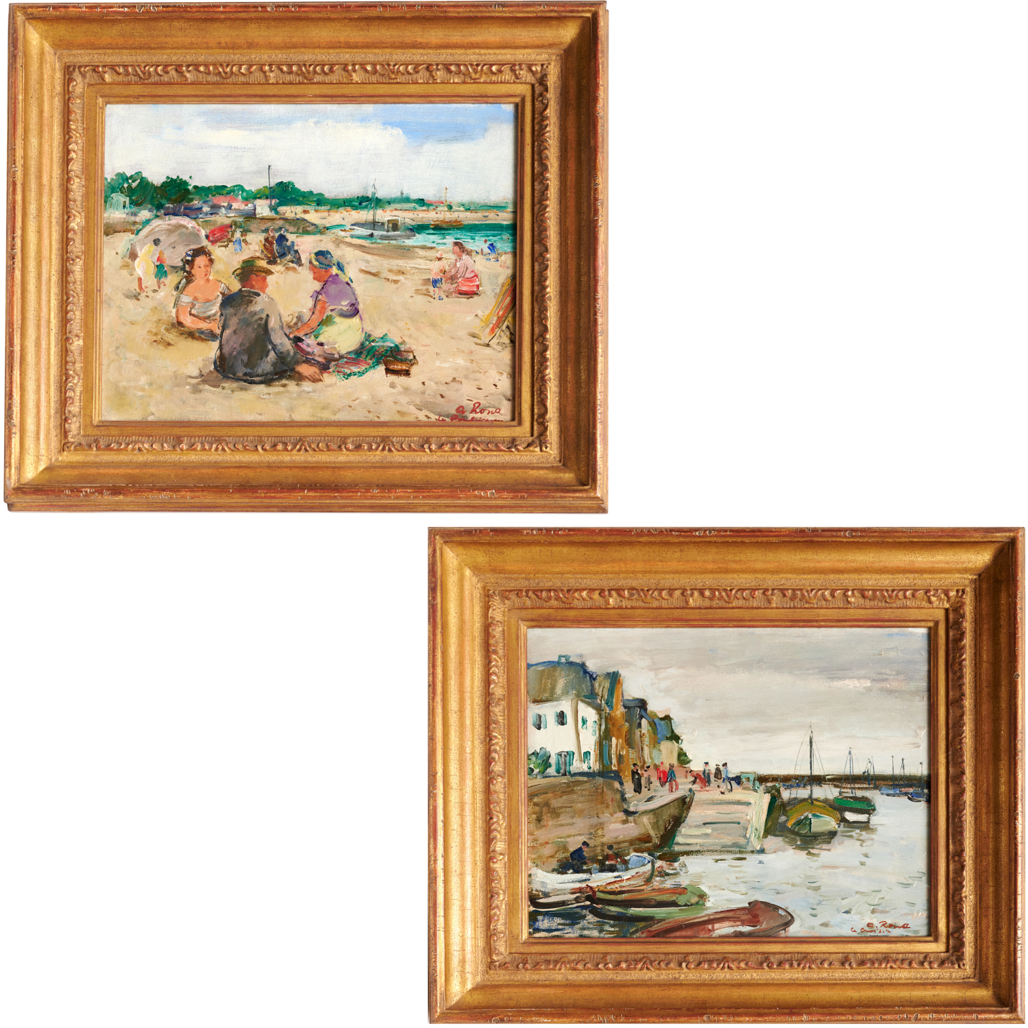 A. RONA, (2) MID-CENTURY FRENCH