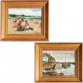 A. RONA, (2) MID-CENTURY FRENC