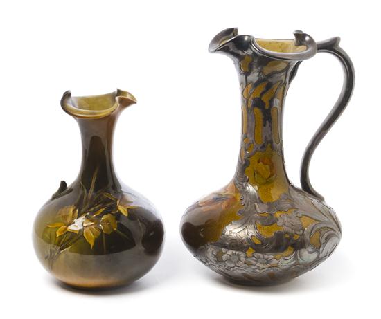 A Rookwood Pottery and Gorham