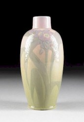A ROOKWOOD POTTERY WHITE IRIS