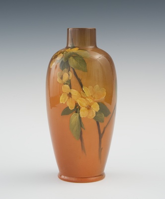 A Rookwood Vase with Flowers