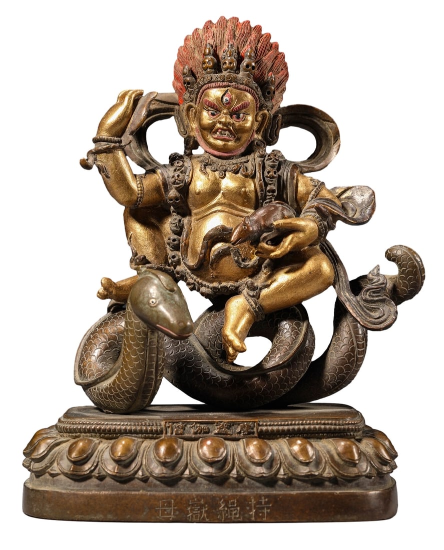 A ROPE-HOLDING YAMA MOTHERA