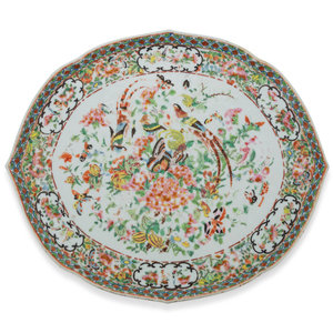 A Rose Medallion Porcelain
