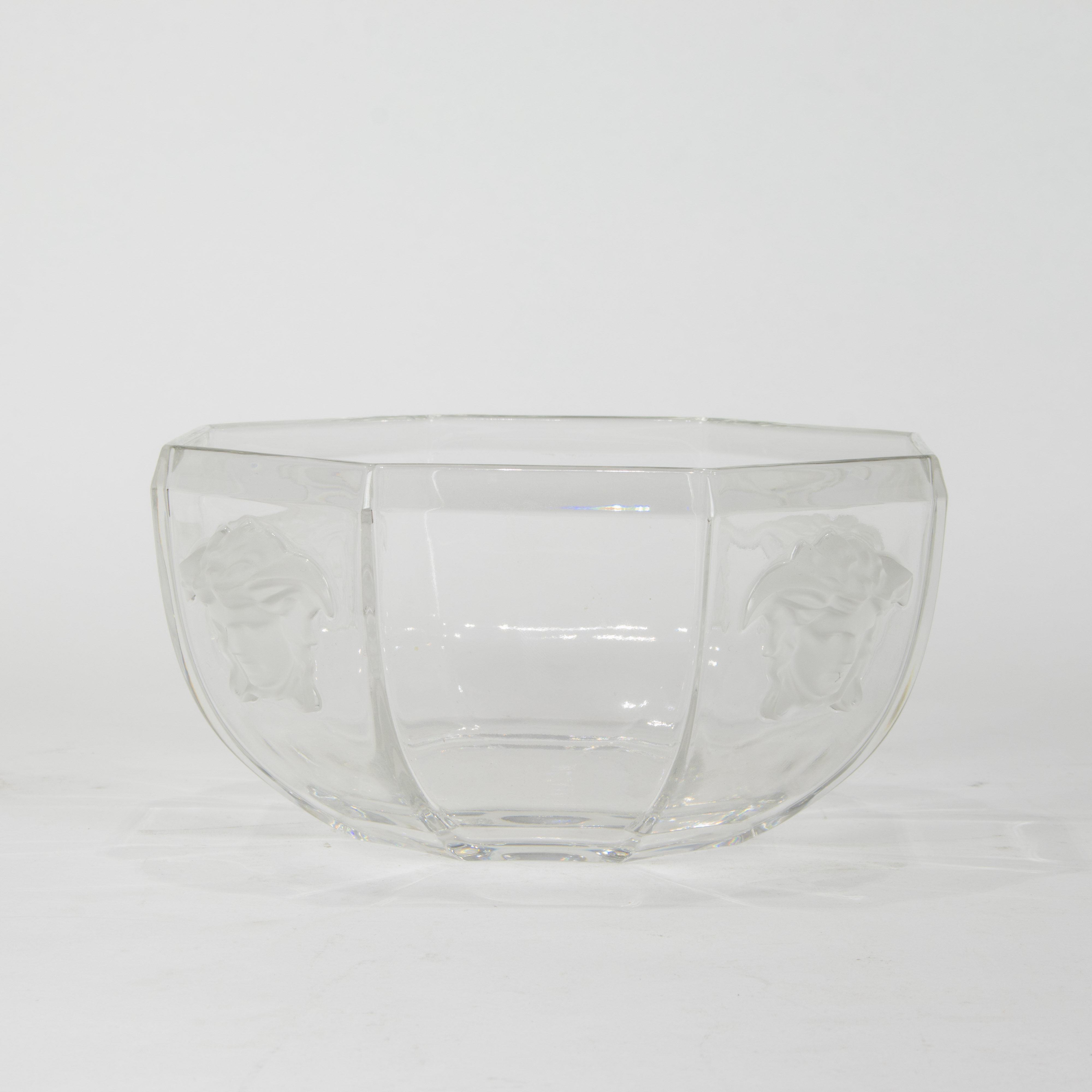 A ROSENTHAL FOR VERSACE FROSTED AND