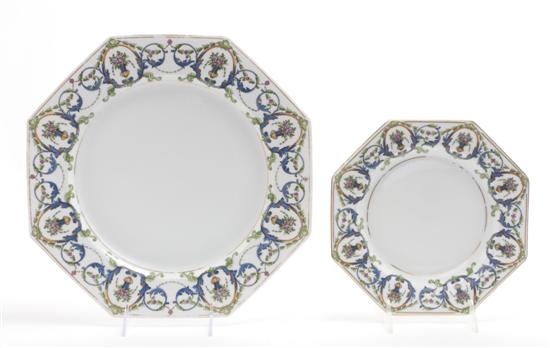 A Rosenthal Porcelain Partial