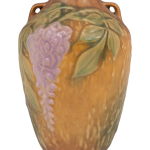 A Roseville Pottery Wisteria Vase
