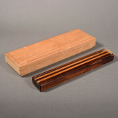 A ROSEWOOD WITH BOXWOOD-INLAID