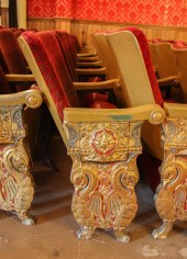 A ROW OF EIGHT VINTAGE THEATER