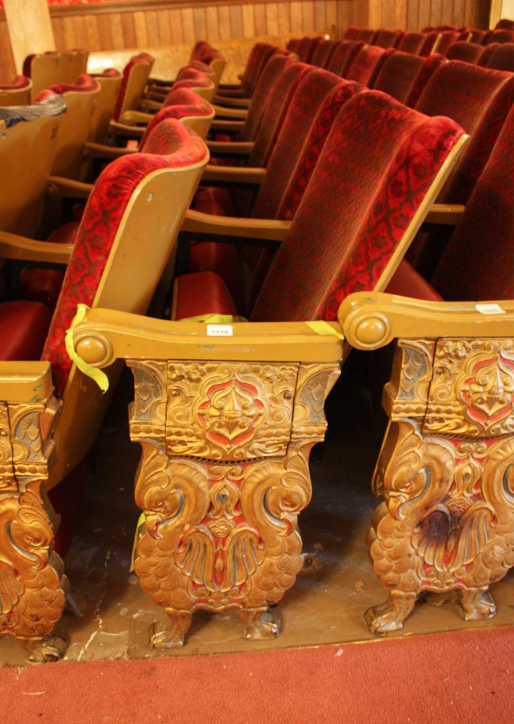 A ROW OF NINE VINTAGE THEATER
