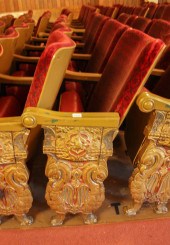 A ROW OF NINE VINTAGE THEATER