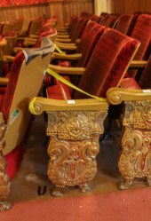 A ROW OF TEN VINTAGE THEATER S