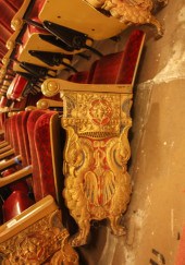 A ROW OF TWELVE VINTAGE THEATE