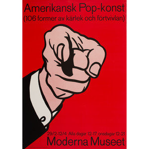 A Roy Lichtenstein Poster for