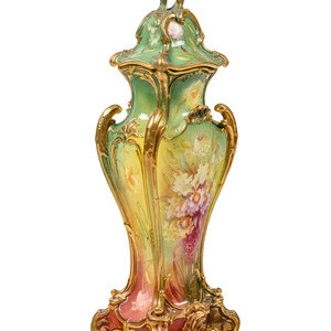 A Royal Bonn Porcelain Covered Vase