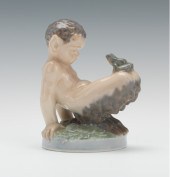 A Royal Copenhagen Faun with F
