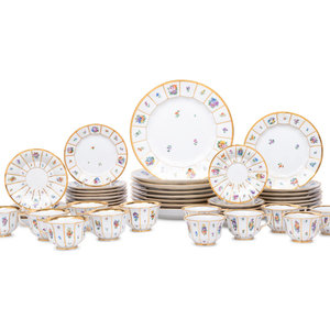 A Royal Copenhagen Porcelain Dinner