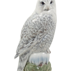 A Royal Copenhagen Porcelain Owl