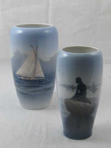 A Royal Copenhagen vase with