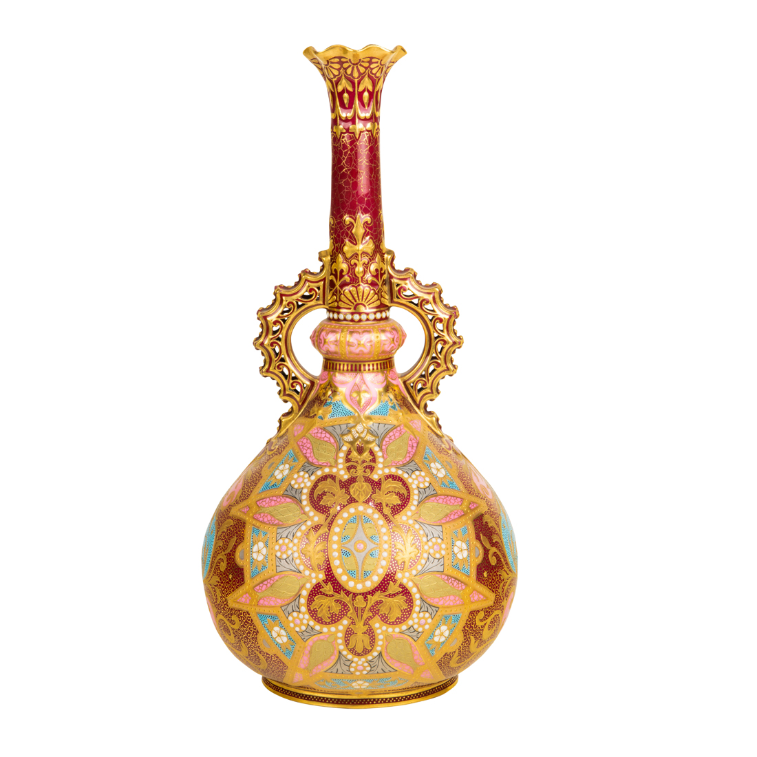 A ROYAL CROWN DERBY ENAMELED