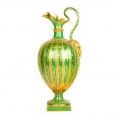 A ROYAL CROWN DERBY ENAMELED P
