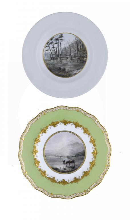 A ROYAL CROWN DERBY LIME GREEN