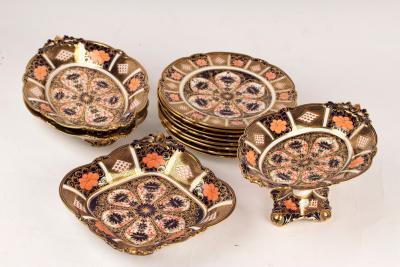 A Royal Crown Derby part dessert