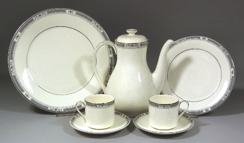 A Royal Doulton bone china dinner