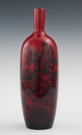 A Royal Doulton Flambe Woodcut