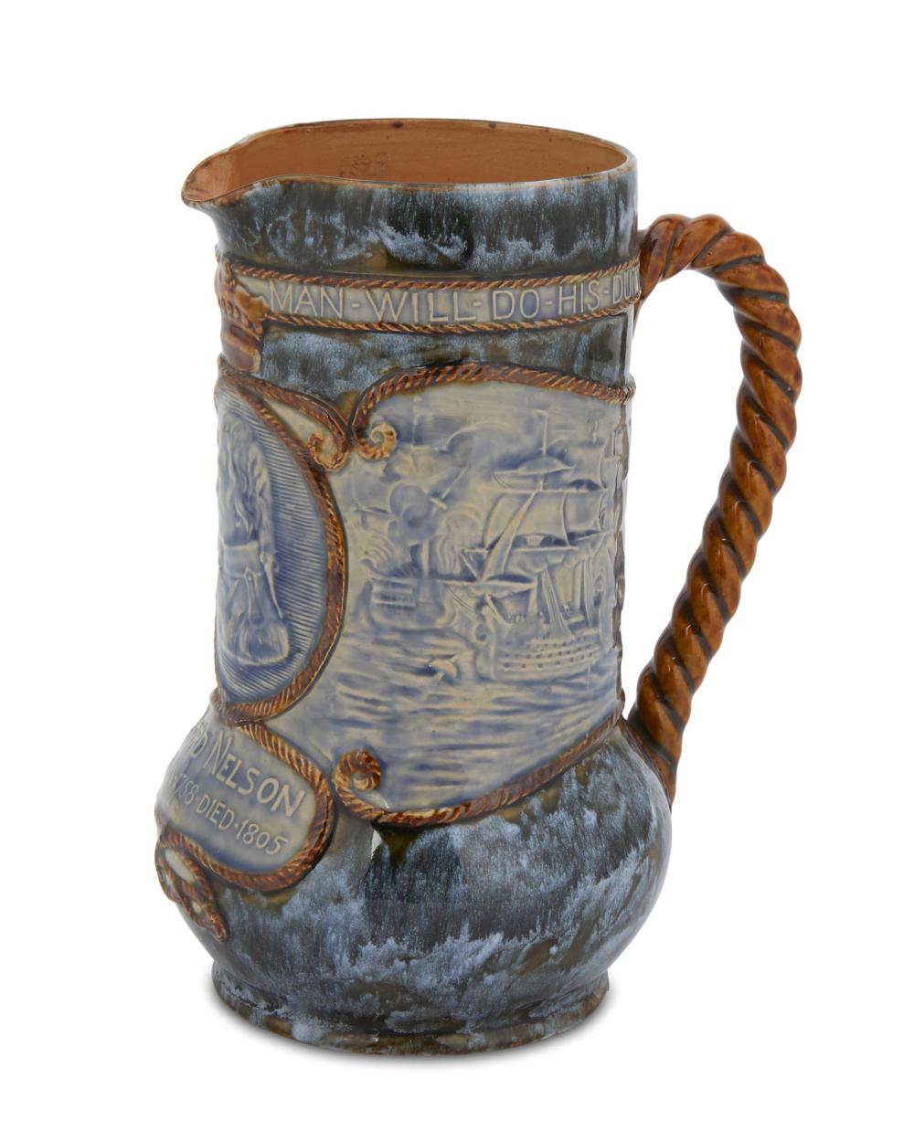 A ROYAL DOULTON LORD NELSON HANDLED