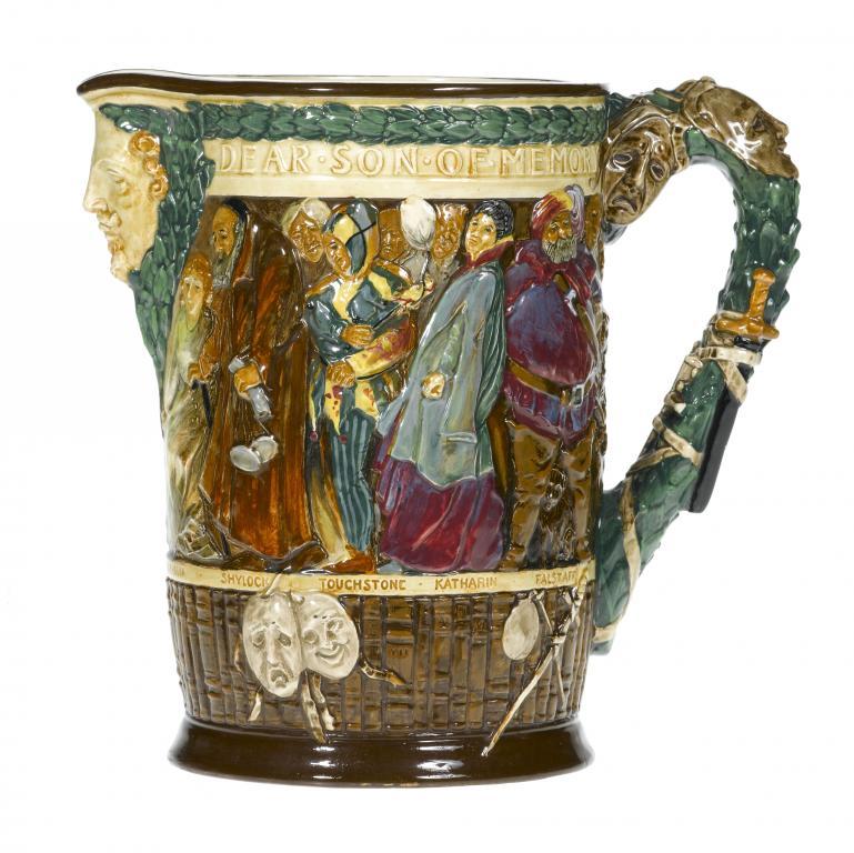 A ROYAL DOULTON SHAKESPEARE JUG,