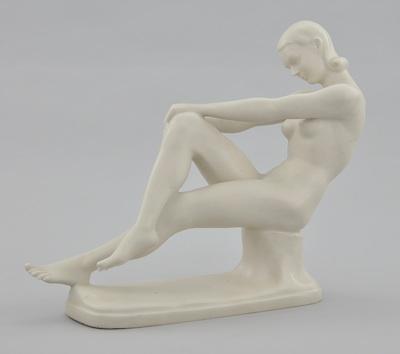 A Royal Dux Bisque Porcelain Figure