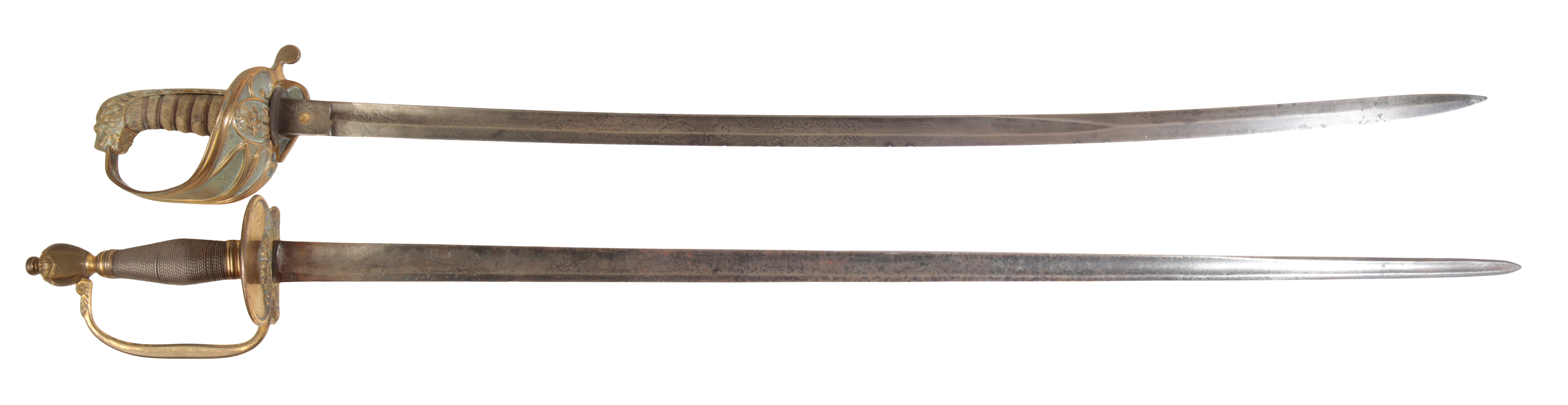 A ROYAL NAVY OFFICERS SWORD by R.